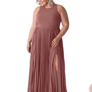 Azazie Lindie Desert Rose